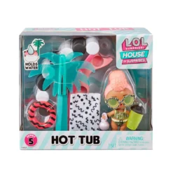 L.O.L. Surprise! Official Store LOL Surprise OMG House Of Surprises Hot Tub Playset With Yacht B.B. With 8 Surprises