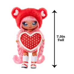 Na Na Na Surprise Valentina Moore - Red Teddy Bear-Inspired 7.5