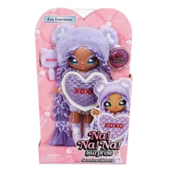 Na Na Na Surprise Eva Evermore - Lavender Teddy Bear-Inspired 7.5