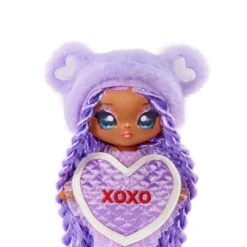 Na Na Na Surprise Eva Evermore - Lavender Teddy Bear-Inspired 7.5" Fashion Doll