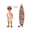 Rainbow High Pacific Coast Finn Rosado- Rose Gold Boy Doll With Pool Accessories Playset