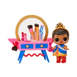 L.O.L. Surprise! Official Store LOL Surprise Beauty Booth Playset With Her Majesty Collectible Doll And 8 Surprises