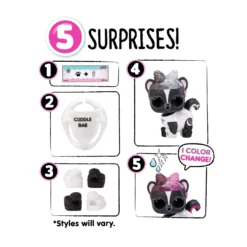 L.O.L. Surprise! Official Store LOL Surprise Glitter Color Change Pets With 5 Surprises