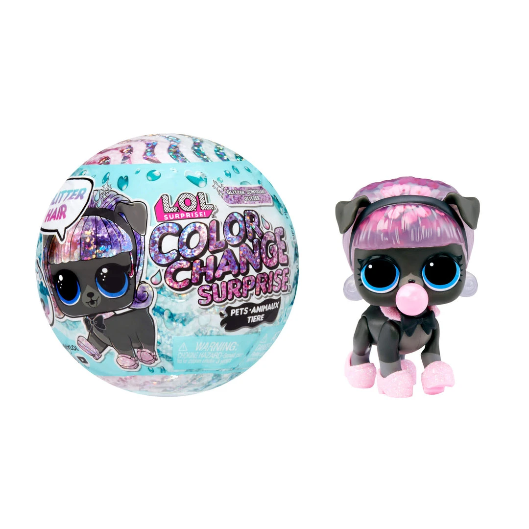L.O.L. Surprise! Official Store LOL Surprise Glitter Color Change Pets With 5 Surprises