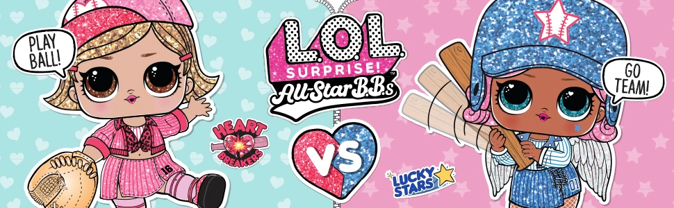 Sale LOL Surprise All-Star B.B.s Sports Series 1 Baseball Sparkly Dolls With 8 Surprises