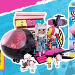 LOL Surprise OMG Remix 4-in-1 Plane Playset Transforms - 50 Surprises Doll Accessories