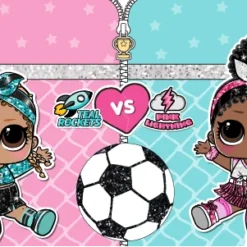 Collectible Dolls LOL Surprise All-Star B.B.s Sports Series 3 Soccer Team Sparkly Dolls With 8 Surprises
