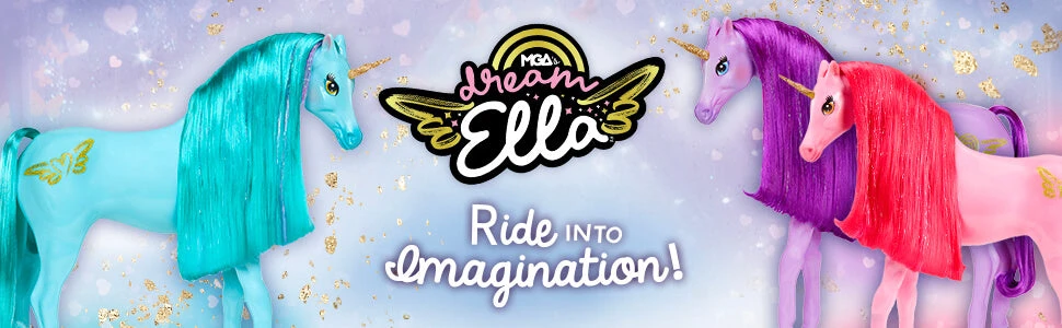 MGA’s Dream Ella Unicorn - Ocean -Teal Unicorn For Fashion Dolls