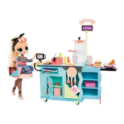 L.O.L. Surprise! Official Store New Releases LOL Surprise OMG To-Go Diner Playset With 45+ Surprises And Exclusive Fashion Doll