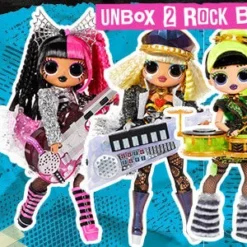LOL Surprise OMG Remix Rock Metal Chick With Electric Guitar And 15 Surprises Sale