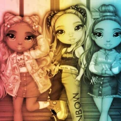 Rainbow High Junior High Violet Willow - 9-inch PURPLE Fashion Doll With Accessories