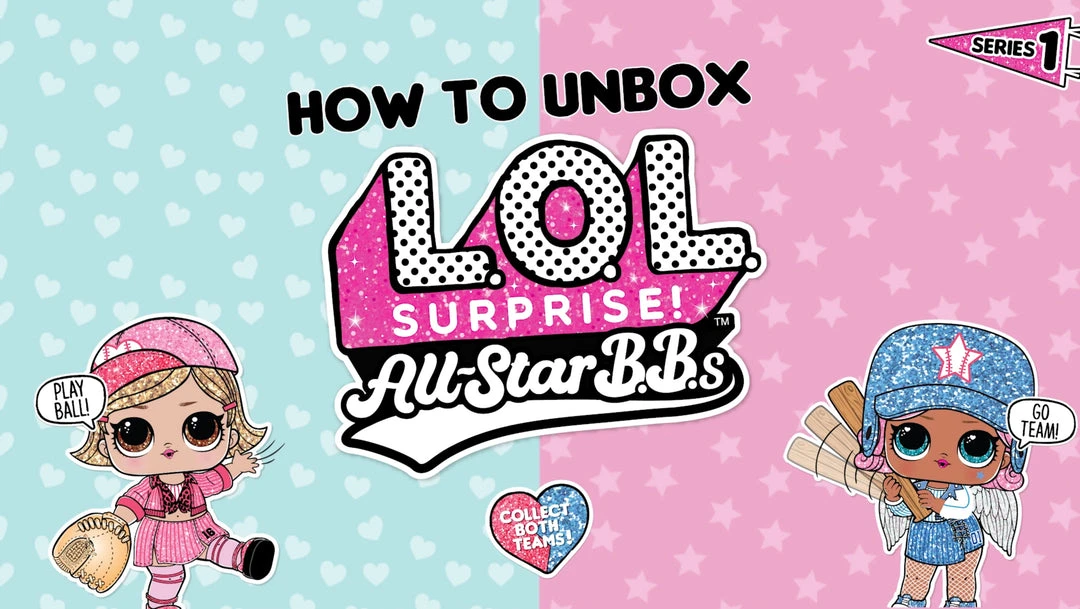 Sale LOL Surprise All-Star B.B.s Sports Series 1 Baseball Sparkly Dolls With 8 Surprises