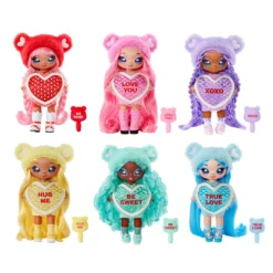 Na Na Na Surprise Gisele Goodheart - Pink Teddy Bear-Inspired 7.5