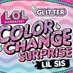 L.O.L. Surprise! Official Store LOL Surprise Glitter Color Change Lil Sis With 5 Surprises New Releases