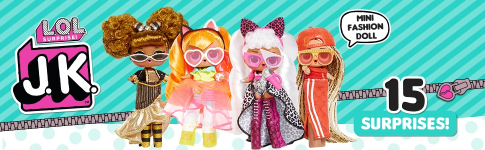 LOL Surprise J.K. Mini Fashion Doll - M.C. Swag With 15 Surprises