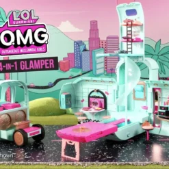 Sale LOL Surprise OMG 4-in-1 Glamper Fashion Camper With 55+ Surprises-Electric Blue